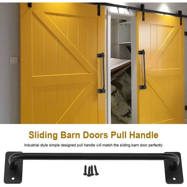 Porte A Stella Rettificate In Stile Industriale Cancelli Con Maniglia A Tirare Garage Capannoni Ferramenta In Metallo Accessori-image