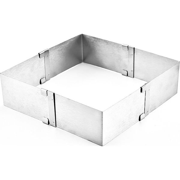 Acciaio Inox Torta Stampo Mousse Anello Telescopico Torta Decorazione Stampo Cucina Strumento Di Cottura-image