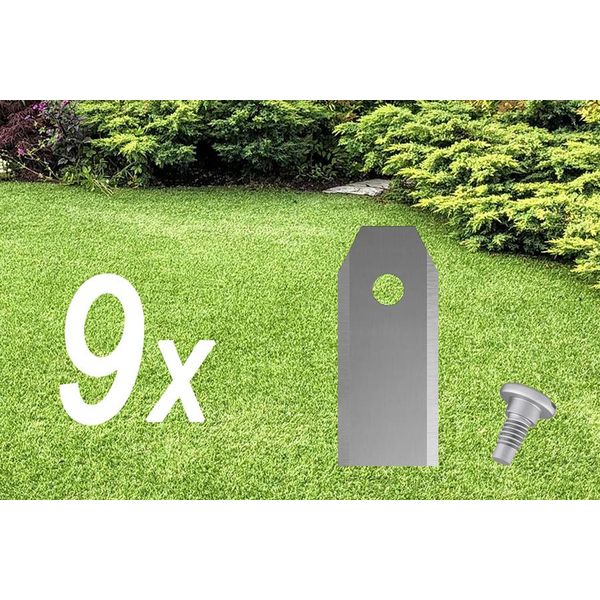 9X Lame Per Robot Tagliaerba | Lame Per Husqvarna Automower | Gardena Sileno-image