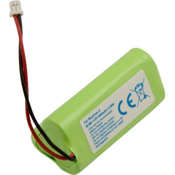 Avizar, Batteria Ricaricabile Nimh 3,6 V 600 Mah 2,2 Wh Per Smartphone Wireless Beocom 2, Verde-image