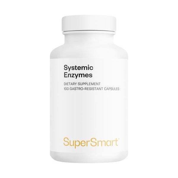 Supersmart Systemic Enzymes Dietary Supplement - 100 Caps. Gastrores.-image