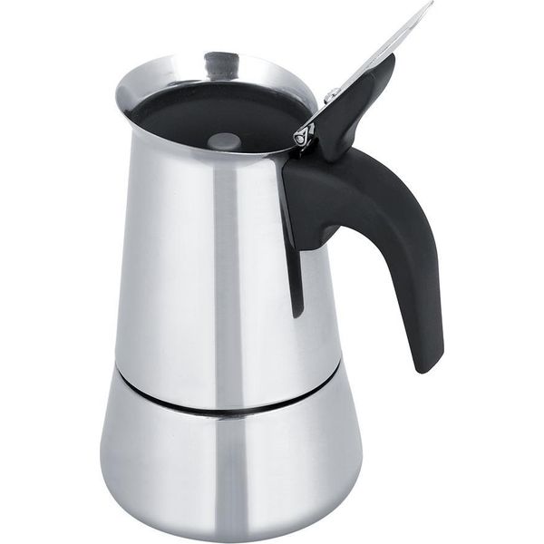 Caffettiera Portatile In Acciaio Inox Moka Espresso Maker Moka Pot (300Ml)-image