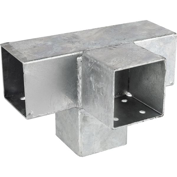 Giunto Angolare Per Pergola Con Prolunga Per Pali 7 X 7 Cm Modello Cubo - Per Pezzo-image