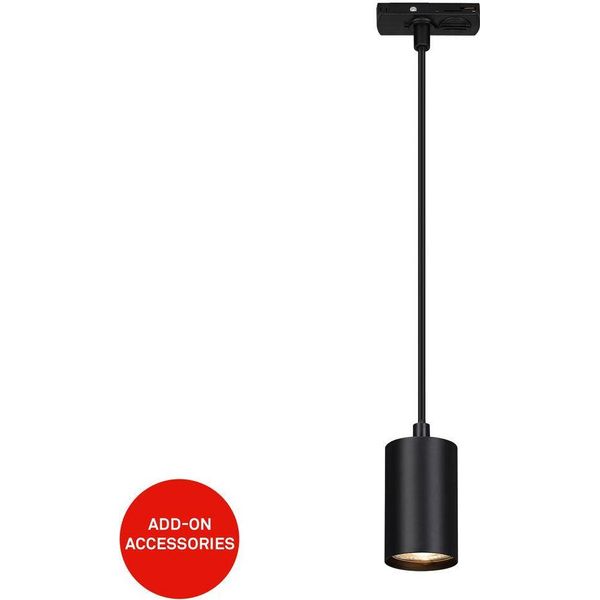 Sistema Di Binari Briloner Rail, Luce A Sospensione, Accessori, Nero-image