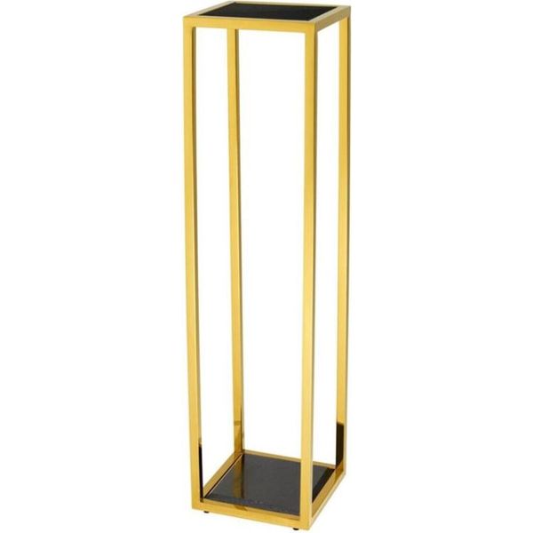 Casa Padrino Tavolino Oro 25 X 25 X H. 100 Cm - Mobili Da Tavolo Di Design-image