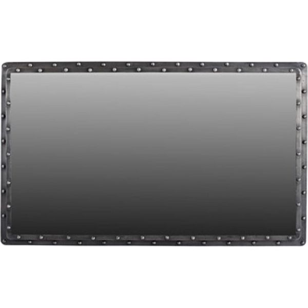 Casa Padrino Specchio Da Parete Di Design Argento 152 X 7 X H.92Cm - Specchio Da Salotto-image