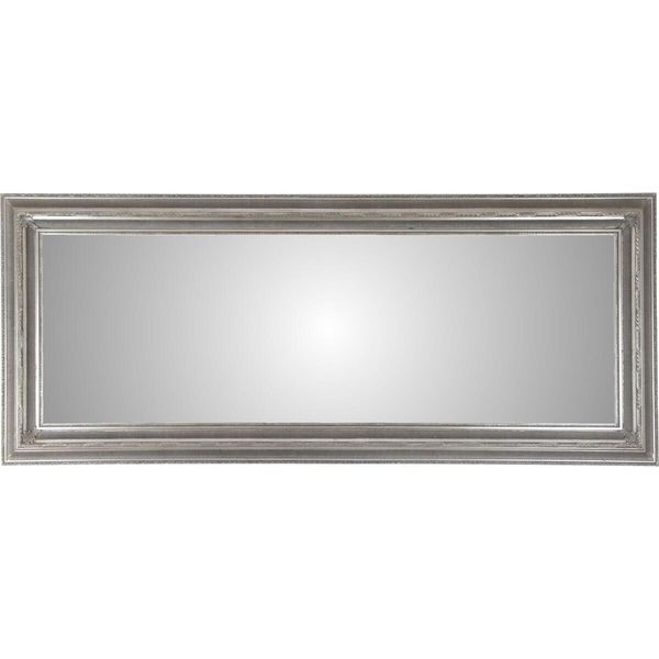 Casa Padrino Specchio Da Parete In Stile Antico Argento 202 X H. 84 Cm - Mobili Da Salotto Barocchi-image