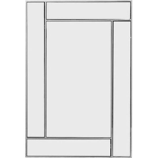 Casa Padrino Specchio In Acciaio Inox / Specchio Da Parete Argento 60 X H. 90 Cm - Luxury Collection-image