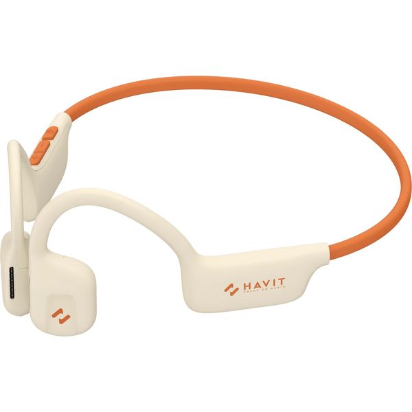 Havit E510BT (Freego1 Air), Senza Fili, Chiamate/Musica/Sport/Ogni Giorno, 22 G, Cuffie, Beige-image