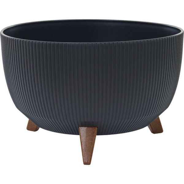 Fioriere Siena Garden Oslo Stripe Look Antracite, 40 X 20,5 Cm-image