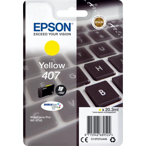 Epson Ink Bar WF-4745 Series Ink Cartridge "KláVesnice"" L Yellow (1900 Str.) (20,3 Ml)"-image