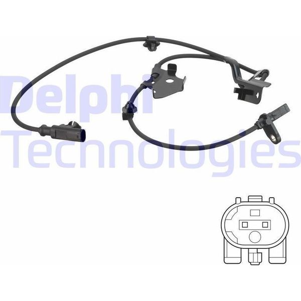 Sensore Abs Delphi Velocità Ruota Anteriore Destra Per Toyota Auris (NRE15, ZZE15, ADE15, ZRE15, NDE15) SS20752-image