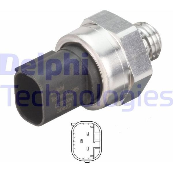 Delphi DPS00041-12B1 Sensore Di Pressione Differenziale Dei Gas Di Scarico Adatto Per MERCEDES-BENZ Classe C Berlina (W204) Classe C Station Wagon (S204) Classe E Berlina-image