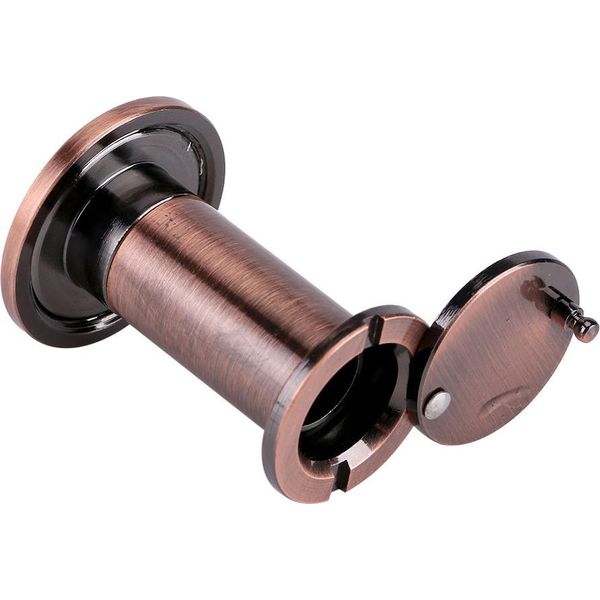 Sicurezza Domestica Vetro Ottico Visore Per Porte Grandangolare Visore Per Porte (Bronzo Rosso)-image