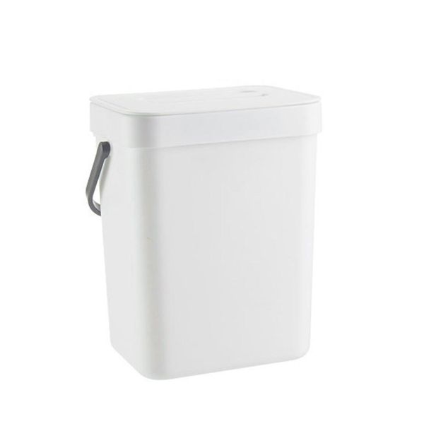 Piccola Compostiera Da Cucina, 3 L, Bidone Per Rifiuti Da Cucina, Bidone Per Piano Di Lavoro Domestico Con Coperchio Per Compostiera Per Rifiuti-image