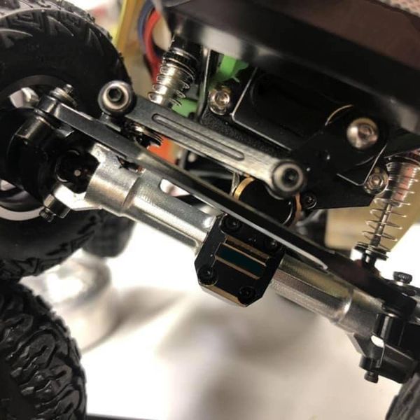 Set Di Tiranti Sterzo In Lega Di Alluminio Compatibile Con 1/24 Axial SCX24 90081 AXI00005 C10 AXI00006 AXI00002 Rc Car-image