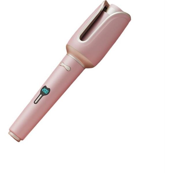 Inf Arricciacapelli Automatico - Ferro Arricciacapelli Rotante In Ceramica 32Mm Rosa-image
