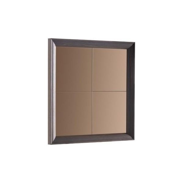 Specchio Rettangolare In Stile Moderno Con Specchio Da Parete In Stile Legno Alta Qualità-image