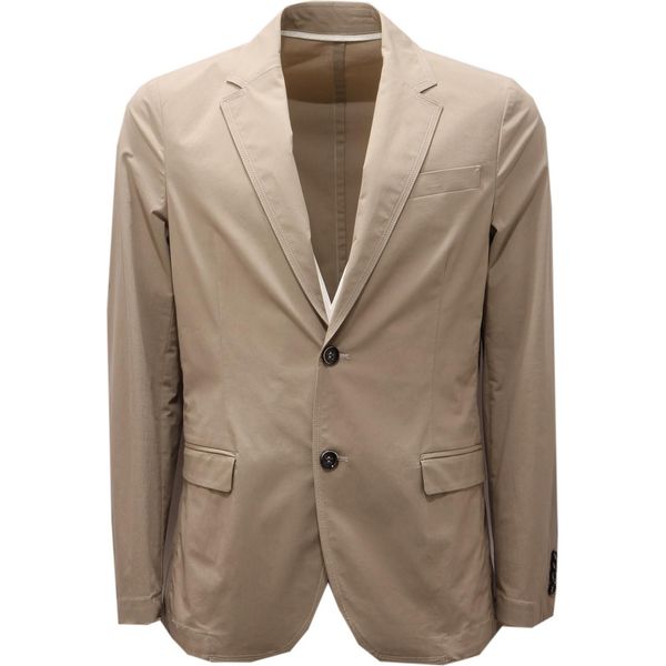 1870AG Giacca Uomo Paolo Pecora Light Brown Cotone Blend Jacket Man-image