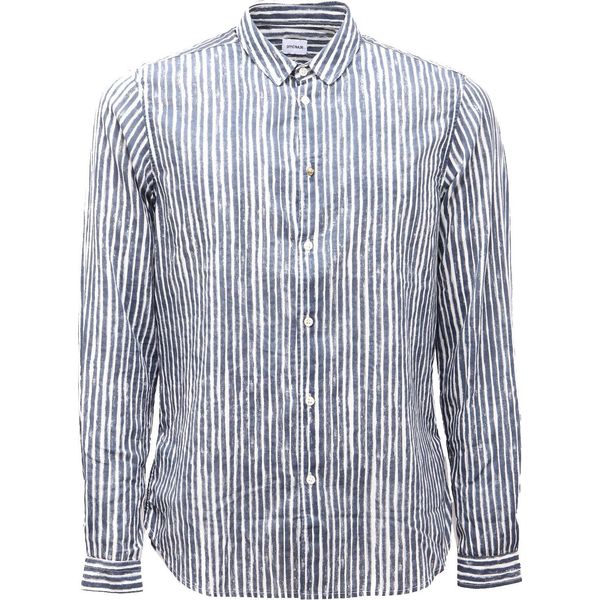 3231AG Camicia Uomo OFFICINA36 Blue/White Cotone Shirt Man-image
