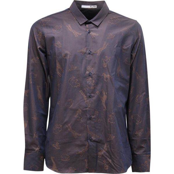 6615AR Camicia Uomo S.L.56 Man Shirt Blue-image