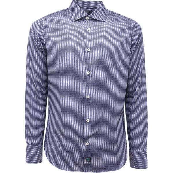 8896AS Camicia Uomo Brouback Man Shirt Blue-image