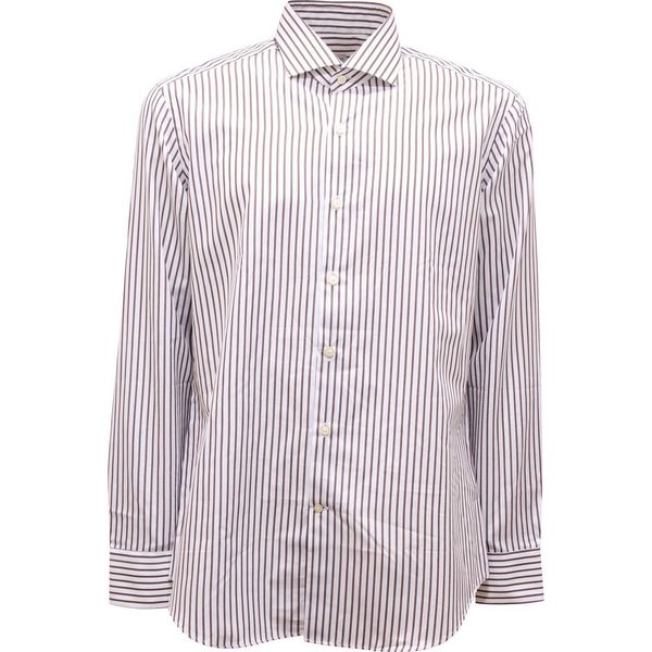 L0018 Camicia Uomo Bordoni Man Striped Shirt-image