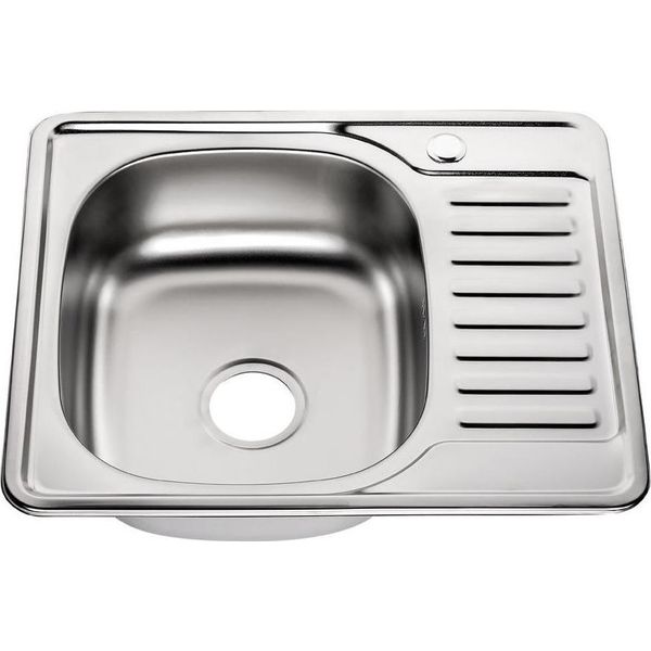 Lavello Da Incasso In Acciaio Inox 58CM, Angolare + Ripiano Lavello Lavello Da Cucina Lavello Da Incasso-image