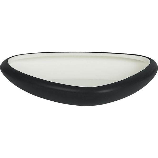 Spirella Portasapone Look Pietra Accessori Bagno Decorativi Portasapone "Etna"" Dimensioni: 15 X 11 X 3 Cm - Nero Opaco (Nero Opaco)"-image