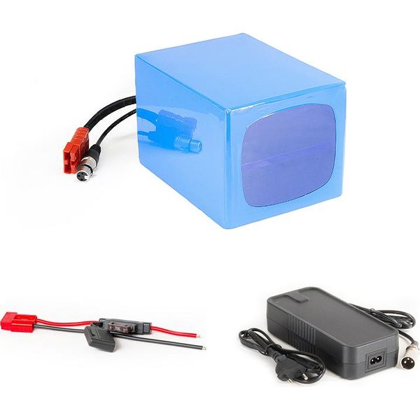 Pacco Batterie Agli Ioni Di Litio 48V 32Ah 60A Celle Panasonic-image