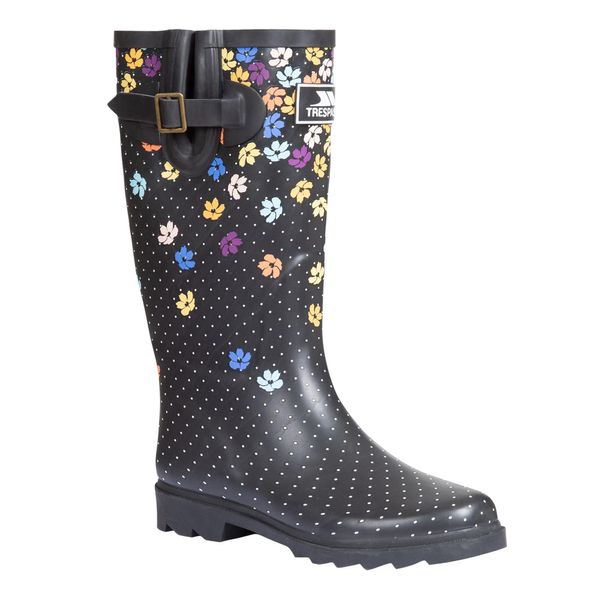 Trespass - Stivali Di Gomma Da Donna "Samira"", Stampati TP5562 (40 Eu) (Nero)"-image