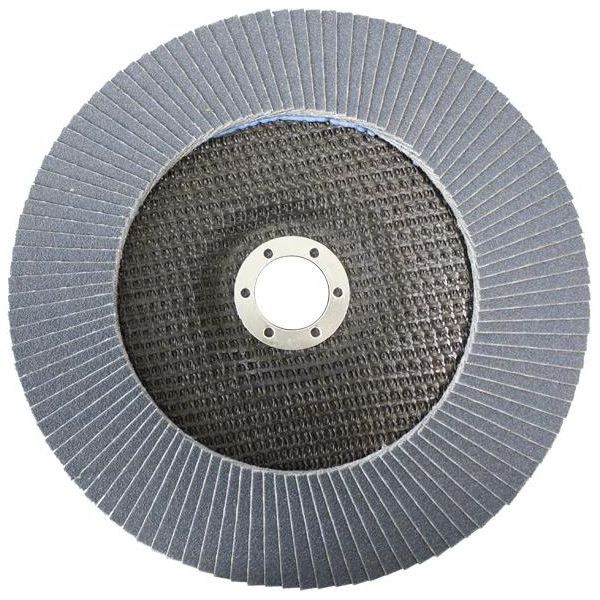 180 Mm Inox Acciaio Inossidabile Disco Abrasivi Lamellari Ø 180X22,2 Mm Grana 120-image