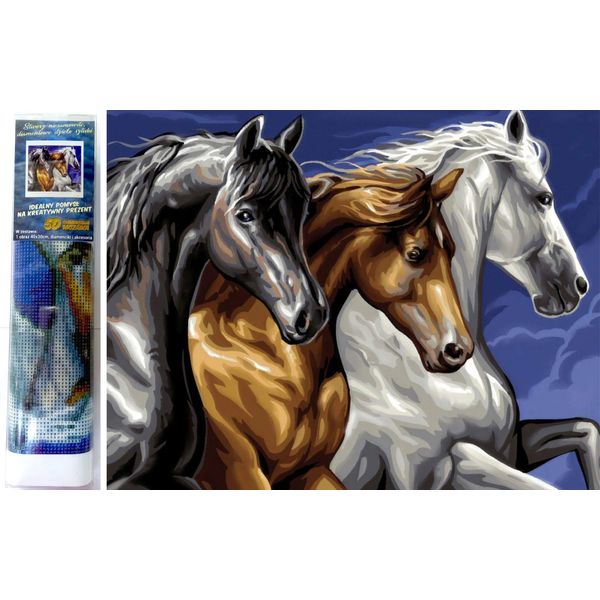 Norimpex Diamant Malerei Wild Trio 30X40Cm-image