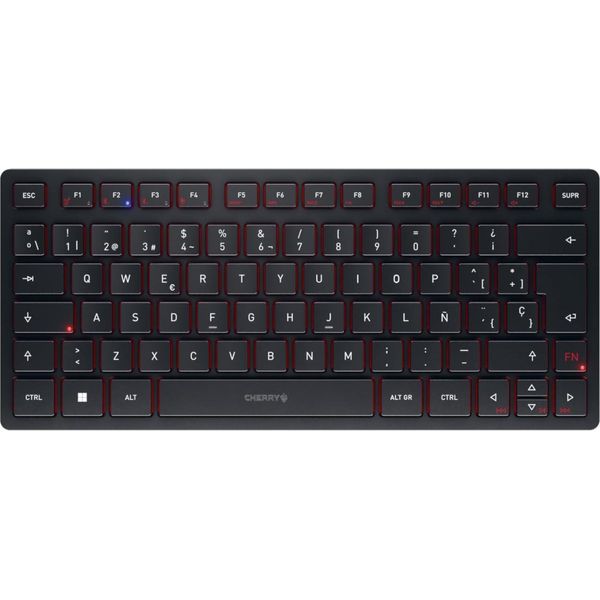 Cherry Kw 9200 Mini - 75% - Cablato E Wireless - Usb + Rf Wireless + Bluetooth - Interruttore A Forbice - Qwer-image