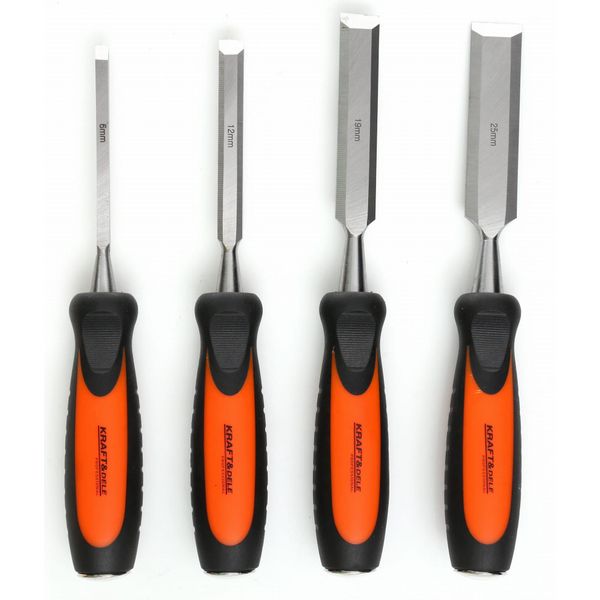 Kraft&Dele Set Di 4 Scalpelli Per Legno KD10890-image
