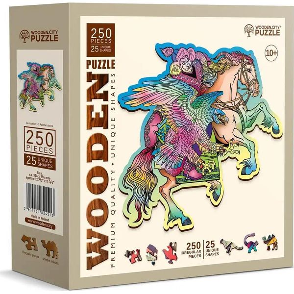Puzzle In Legno Wooden City Cavallo E Aquila 250 Pezzi-image