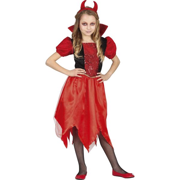 Guirca Costume Da Diavoletta 5-6 Anni 5-6 Anni-image