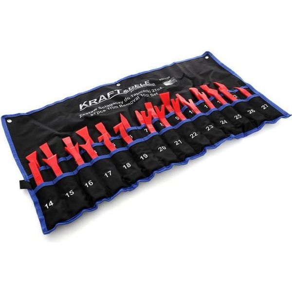 Kraft&Dele KD1130 Set Di Estrattori Per Tappezzeria 27 Pz-image