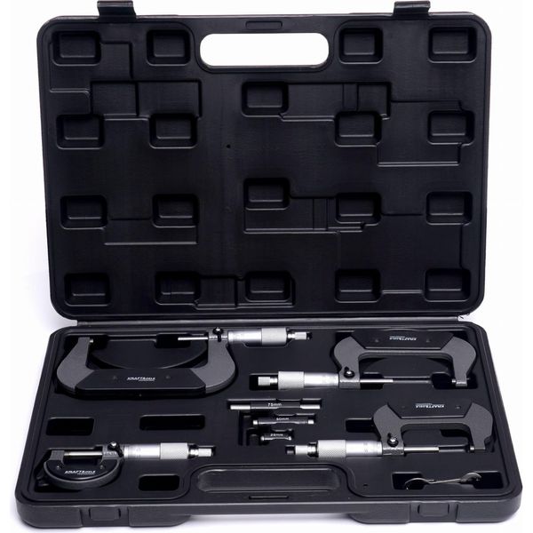Kraft&Dele KD10443 Micrometri A Calibro 0-100 Mm-image