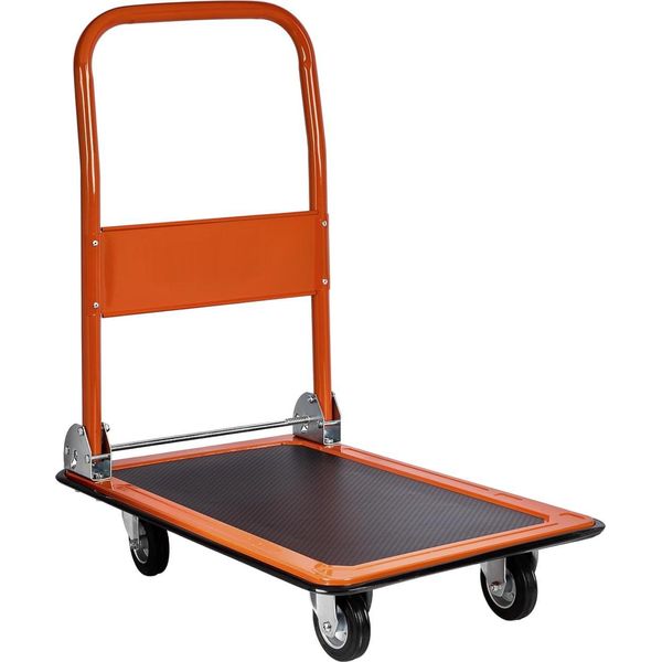 Kraft & Dele KD3091 Carrello A Piattaforma Per Trasporto Magazzino Da 150 Kg-image
