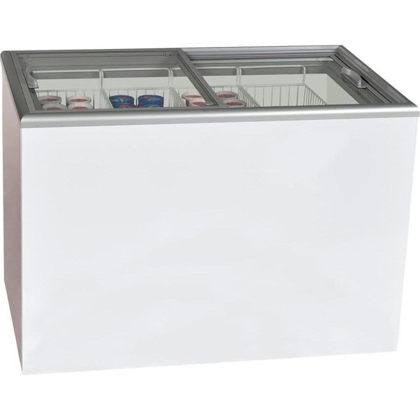 Congelatore Per Gelati Kbs Con Coperchio Scorrevole In Vetro 345 Litri 1344 X694 X867 Mm Bianco-image