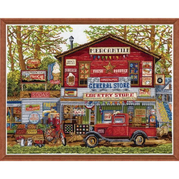 Kit Punto Croce Contato Design Works "Open For Business"", 36X46Cm"-image