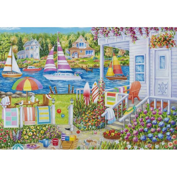 Grafika Puzzle Casa Sull'acqua - 1000 Teile Puzzle Spaß-image
