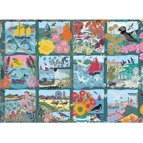 Gibsons Puzzle Coastal Calling - 1000 Pezzi - Giocattolo Educativo-image