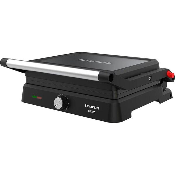 Taurus Bistro, Nero, Acciaio Inox, Alluminio, Rettangolare, Girevole, Griglia + Piastra, 290 X 230 Mm-image