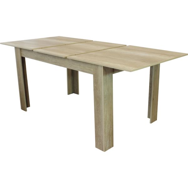 Milanihome.It - Tavolo Da Pranzo Allungabile Di Design Cm 90 L X 140 P X 78 Hdi Colorepino Chiaro-image