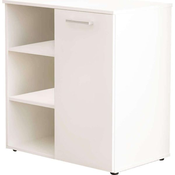 Milanihome.It - Mobile Ingresso Di Design Moderno Con Scarpiera E Porta Borse Di Colorebianco-image