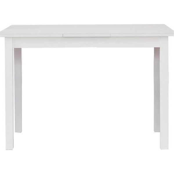 Milanihome.It - Tavolo Da Pranzo Moderno Di Design Allungabile Frassinato 70X110/150/190Di Colorebianco-image