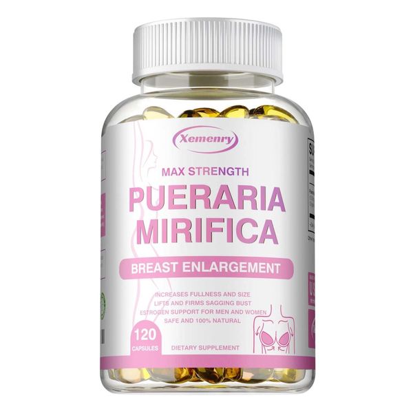 Pueraria Mirifica 500Mg (120 Capsule) Integratore Alimentare, Donne, Seno, Salute Del Seno, Ingrandimento, Rassodamento, Salute Del Corpo-image