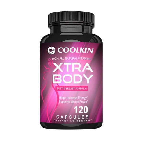 Xtra Body (120 Capsule) Integratore Alimentare, Donna, Glutei, Seno, Ingrandimento, Cura Del Corpo, Energia, Concentrazione, Estrogeni, Equilibrio-image